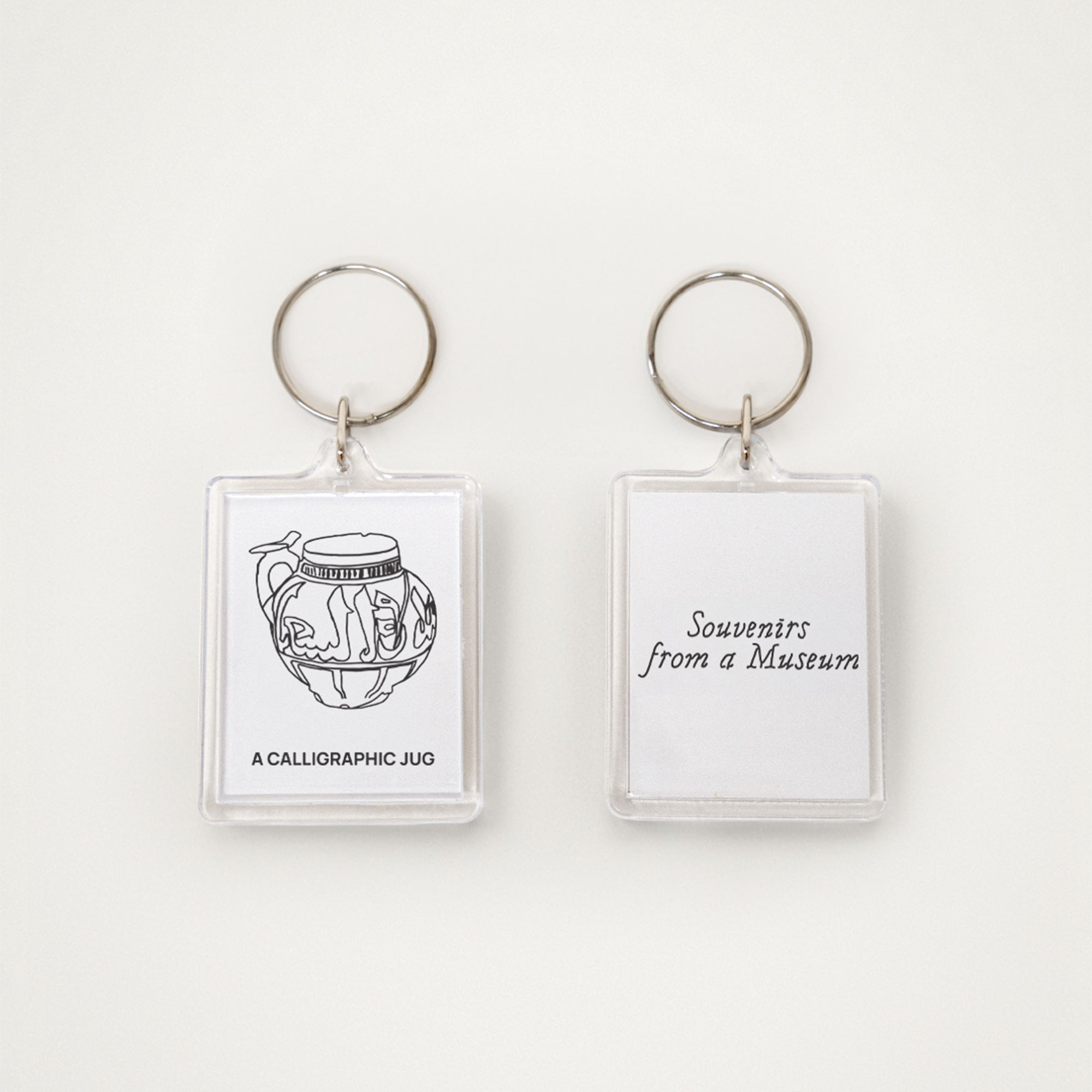 Acrylic Keychain – A Calligraphic Jug