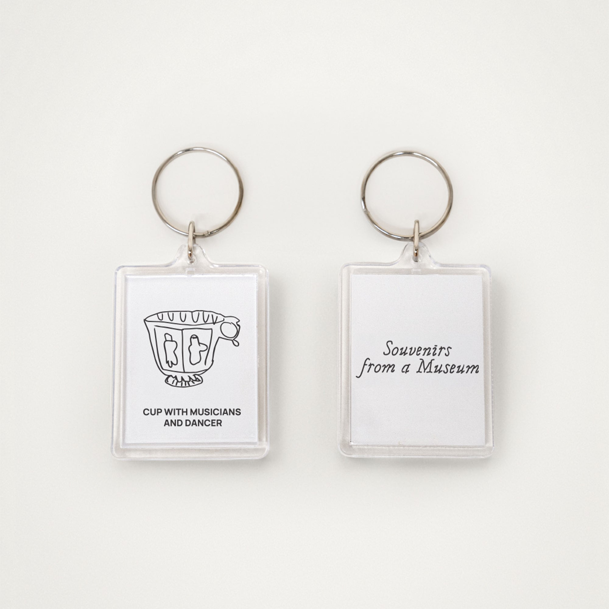 Acrylic Keychain – Cup with Musicians and Dancers