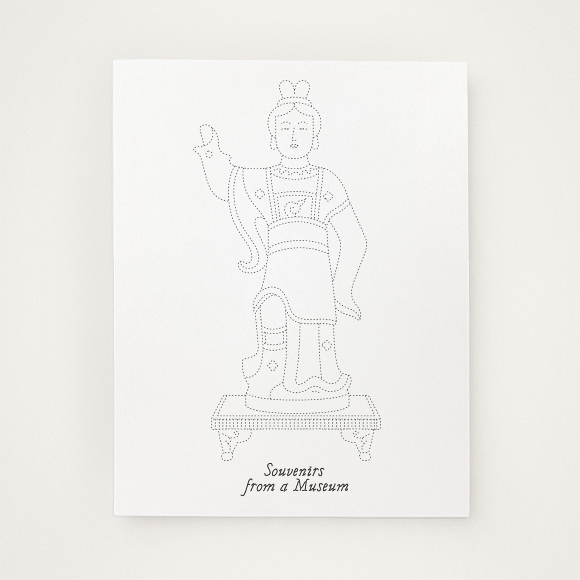 Tracing Postcard – Ewer in a form of a Dancing Woman