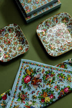 The Beaded Garden Square Tea Towel