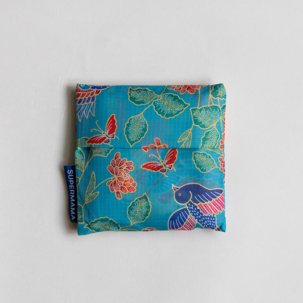 The Peranakan Paradise Blue Eco Bag