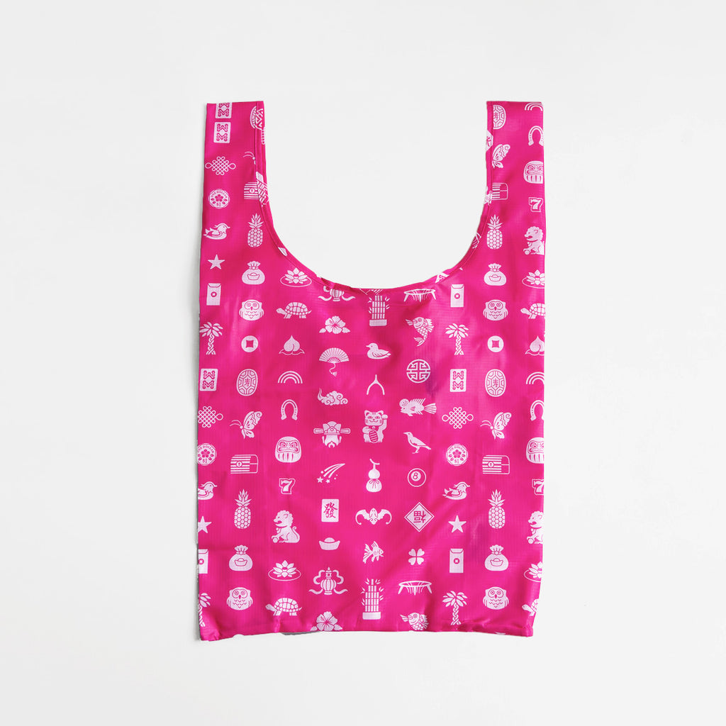 The Lucky Icons Pink Eco Bag