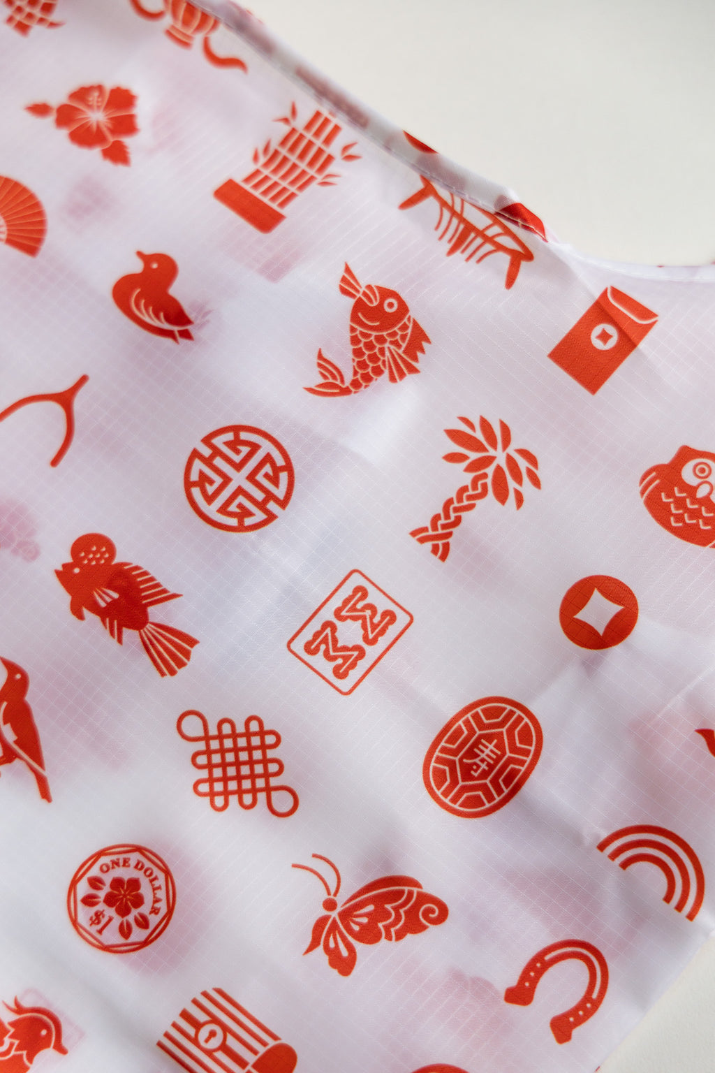 The Lucky Icons White Eco Bag
