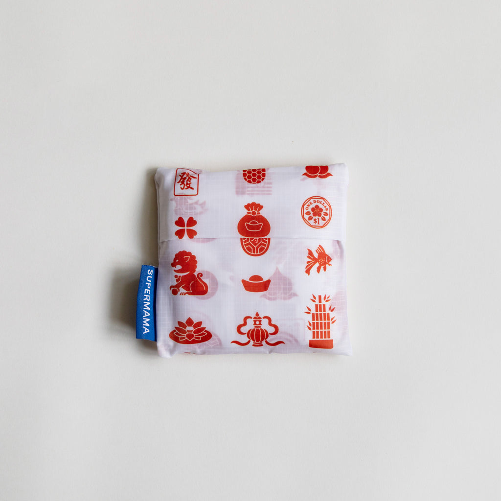 The Lucky Icons White Eco Bag