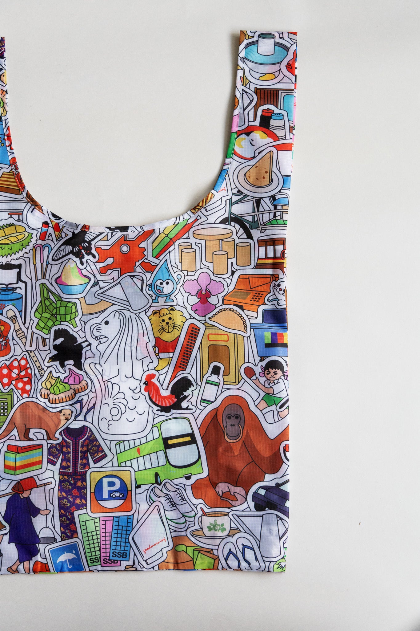 The Singapore Stickers Eco Bag
