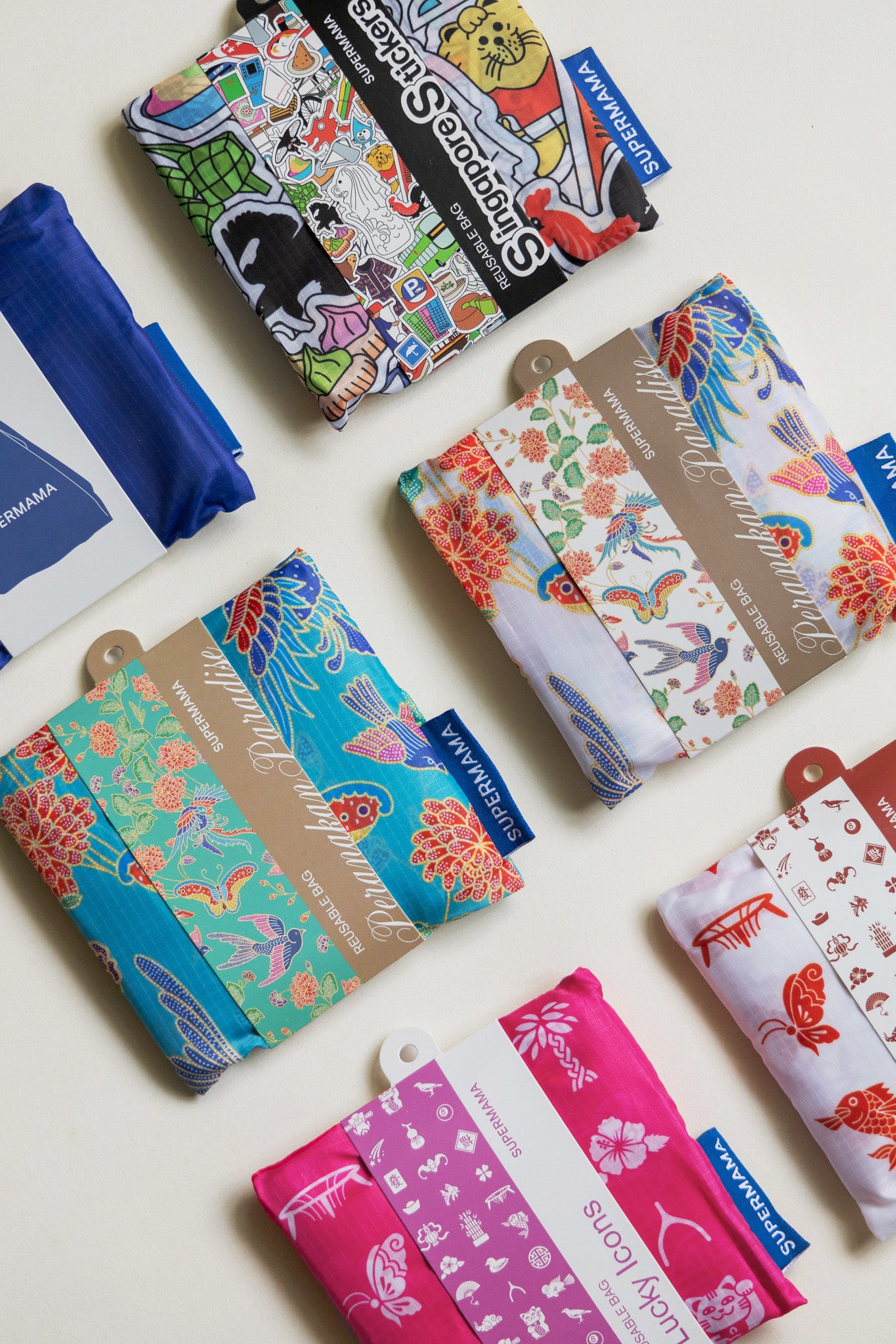 Supermama Blue Eco Bag