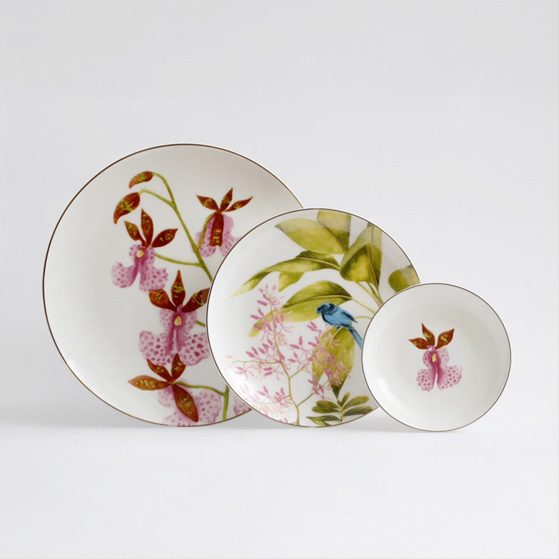 The Garden of Rest - 3 Piece Pink Orchid Set