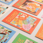 Singapore A to Z - Single illustrated Postcard